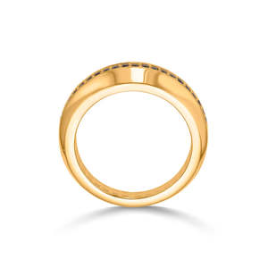 แหวนฮิปฮอปผู้ชายชุบโรเดียม 14k แพลตตินั่ม ประดับพลอยแบบแท่ง ได้รับการรับรองจาก IGI เครื่องประดับคุณภาพสูง - Product Image 5