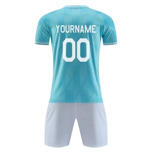 Uniforme de Fútbol Personalizado para Niños, Conjunto Completo Unisex, Camiseta de Fútbol Sublimada, Conjunto de Jersey 100% Poliéster Ligero - Product Image 3
