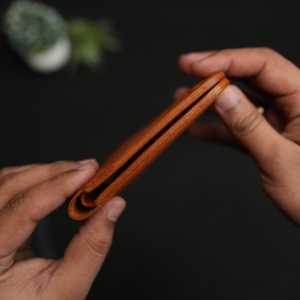 Cartera Bifold Clásica Delgada No. 55 V2 Pro (Color Bronceado) Hecha con Comercio Justo - Product Image 6