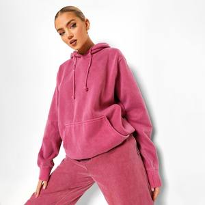 Fabricant sur mesure – Nouveau sweat à capuche français tendance pour femme, hiver, zippé, doublé, respirant, anti-boulochage – Service OEM - Product Image 2