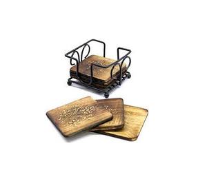 <b>Metal</b> coaster <b>Holder</b> Restaurant Coffee Table coaster <b>Holder</b> Stand at Lowest Price - Product Image 2
