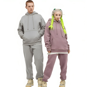 Vêtements de sport français en coton de qualité luxueuse de Noël Survêtements et entraînement personnalisé Broderie de jogging et survêtement confortable - Product Image 6