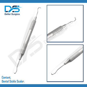 Détartreur de faucilles dentaires Instruments parodontaux terminés Curettes Gracey Instruments chirurgicaux Deller réutilisable manuel en acier inoxydable - Product Image 3