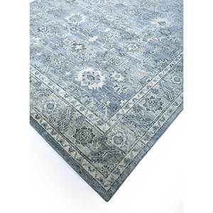 Alfombras de Lana Anudadas a Mano Erbe Blue con Diseño de Medallón Rectangular para Sala de Estar y Dormitorio - PKWL-4001 de Jaipur ZA para Adolescentes - Product Image 2