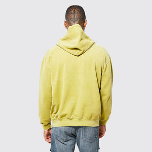 Customized Winter Oversized Acid Washed Fleece Hoodie 3XL <b>Vintage</b> <b>Sweatshirt</b> 100% Cotton Streetwear Eco-Friendly Screen Printing - Product Image 2