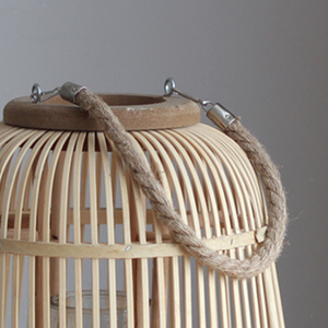 Vente en gros du Vietnam de lampes de table de lanterne de table en bambou naturel écologique décoration d'intérieur éclairage extérieur - Product Image 3