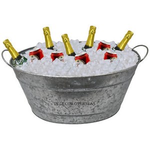 Most Fancy Unique Designer High Grade Gold Plated Premium Quality Metal Made Large Shape Barware Ice And <b>Wine</b> Bucket From India - Product Image 6