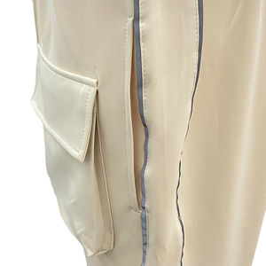 Custom Logo <b>Mens</b> Reflective Stripe Cargo Pants Multi-pocket <b>Stretch</b> Stacked Casual Sports Track Pants Streetwear Jogger Pants - Product Image 3