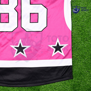 Jersey de Hockey sobre Hielo Deportivo de Poliéster Transpirable, Ligero, Duradero, de Alta Calidad, con Nombre y Número Personalizados, del Mejor Proveedor - Product Image 5