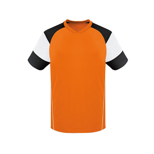 เสื้อฟุตบอลผ้าโพลีเอสเตอร์พิมพ์ซับลิเมชันสวมใส่ได้ยาวนานสามารถปรับแต่ง100% ได้ - Product Image 2