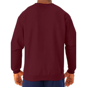 เสื้อสเวตเชิ้ตคอกลมผ้าฝ้ายเนื้อหนา |   เสื้อพูลโอเวอร์สีดำเรียบแบบยูนิเซ็กซ์ |   เสื้อฟลีซทนทานสำหรับตลาดขายส่ง - Product Image 6