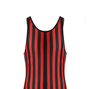 Nouveau design professionnel maillot de lutte formel rouge et noir débardeur justaucorps de gymnastique vêtements de sport personnalisés pour équipe - Product Image 5