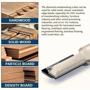 Fraises PCD (diamant polycristallin) pour des performances de haute précision et durables dans la coupe de bois durs, stratifiés - Product Image 5