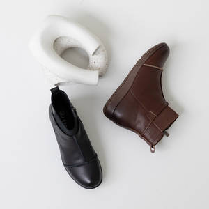 [JSHOE] Women Genuine Cow Leather Fleece Lined Comfort Ankle <b>Boots</b> 3.5cm <b>Low</b> <b>Heel</b> Winter Casual Shoes - Product Image 5