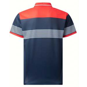 T-shirt à manches courtes formel grande taille du fabricant direct pour hommes tricoté écologique à séchage rapide hauts à col solide - Product Image 4