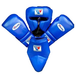 Nuevo Set Profesional de Guantes de Boxeo Winning de Cuero, Guantes de Boxeo Winning, Protector de Cabeza, Protector Inguinal, Set de Sparring - Product Image 3