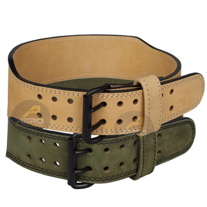 Cinturón de gimnasio de levantamiento de pesas Premium Cuero genuino con hebilla de acero para levantamiento de sentadillas - Product Image 5