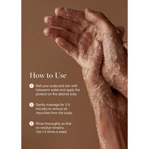 A3shop GROWUS 250g Soin du cuir chevelu à base de sel marin pour la repousse des cheveux - Product Image 1