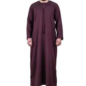 Top Selling Plus Size Caftan Design for Muslim Arab Men Boys Moroccan Thobe Thawb Islamic Male Prayer Clothing Jubba Thobe - Product Image 1