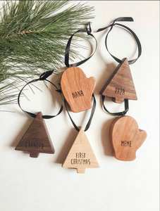 Décoration suspendue pour arbre de Noël en métal Idéal pour créer une atmosphère de vacances rustique Décor de Noël à la maison Sculpture d'arbre en métal - Product Image 2