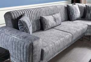 ชุดโซฟาสามที่นั่งทูนา เชสเตอร์ฟิลด์ สไตล์อิตาเลียน โครงไม้แบบโมดูลาร์ ผ้าหุ้มถอดได้ เหมาะสำหรับอพาร์ทเมนต์ โกดังสินค้า และห้องนั่งเล่น - Product Image 5