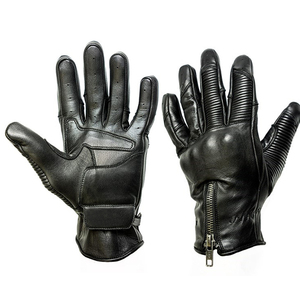Gants de course de motard de moto personnalisés en gros de haute qualité Gants de protection en cuir avec jointure en carbone - Product Image 1