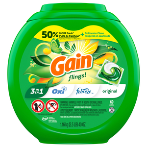 Détergent à lessive Gain Super Flings avec des propriétés de défense contre les odeurs, achetez à prix de gros - Product Image 4