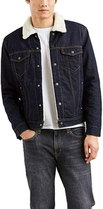 New 2024 Wholesale Custom boy coat and <b>jackets</b> blue black color jean fur cotton <b>denim</b> <b>jacket</b> streetwear for man OEM Service. - Product Image 3