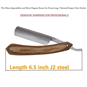 Nâu cắt tóc thẳng cắt cổ họng ướt mài da strop/vành đai + Dao cạo râu - Product Image 5