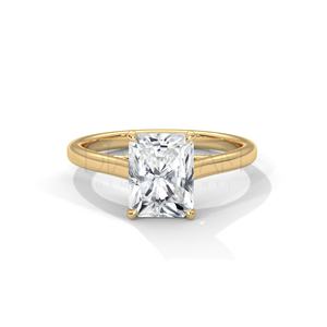 New Arrival Trendy Women <b>Solitaire</b> Finger <b>Ring</b> Studded VVS Clarity Moissanite Brilliant Cut Diamond 925 Sterling <b>Silver</b> Jewelry - Product Image 1