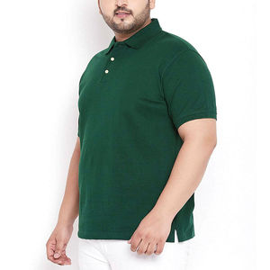 Polos pour hommes en coton extensible à séchage rapide respirant décontracté solide Polo pour hommes Logo personnalisé imprimé brodé OEM - Product Image 3
