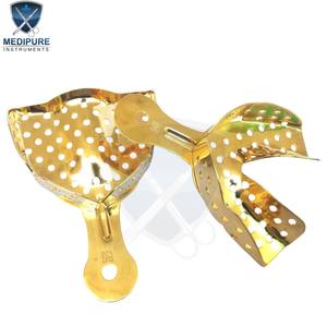 Durable Stainless Steel <b>Dental</b> Impression Trays Set Professional Dentist Surgical Tools Autoclavable Reusable <b>Equipment</b> - Product Image 3