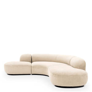 Bjrn L <b>Sofa</b> Pearl Stratfort Chesterfield Style Home Furniture <b>for</b> Living Room Fabric with <b>Sponge</b> Filling - Product Image 4