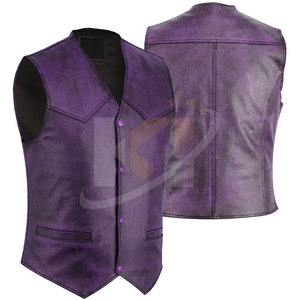 Men Genuine Leather <b>Vest</b> Winter Use Fashion Breathable Leather <b>Vest</b> For Sale New Arrival Leather <b>Vest</b> - Product Image 3