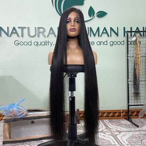 Vente en gros de cheveux vierges Remy bruts 13x4 4x4 perruque transparente avant en dentelle paquets de cheveux en dentelle suisse avec fermeture en dentelle - Product Image 4