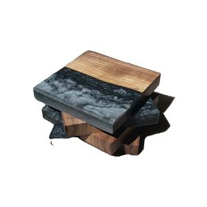 Posavasos únicos de mármol y madera blancos de 10 cm de alta calidad al por mayor de fábrica para bebidas para soporte y venta de mármol - Product Image 1