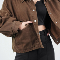 Vestes courtes tendance pour femmes, respirantes, imperméables, en spandex/coton, haute qualité, vente directe d'usine