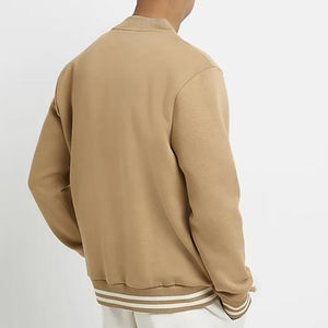 2026 Veste universitaire Streetwear pour fabricants, vente en gros, couleur personnalisée, grande taille, épaisse, imperméable, respirante, hiver, avec doublure polaire frontale - Product Image 3