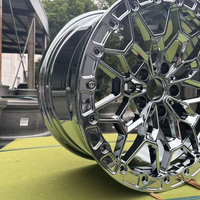 Jantes forgées sur mesure Viaol, anneau de blocage noir, compatibles avec Audi GT, Lexus GSF, Ferrari F430, Hyundai Veloster, Chevrolet C8 Corvette Split5