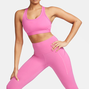 Sujetador deportivo cómodo de alta calidad para mujer para entrenamiento, venta al por mayor, Sujetador deportivo sin costuras de secado rápido para mujer - Product Image 4