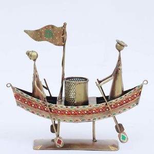 ขาตั้งปากกาโลหะเรือทาสีด้วยมือหลากสีสำหรับตกแต่งบ้าน - Product Image 3