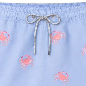 Shorts de Baño Azul Claro para Hombre, Secado Rápido, Tela Suave, Cintura Elástica - Product Image 6