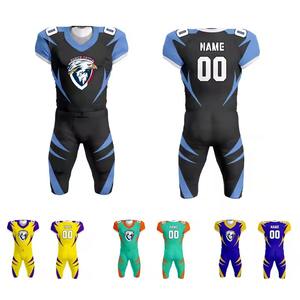 Maßge schneiderte Jugendleistungs-Sport bekleidung Plus Size Fußball trainings sets Atmungsaktive Wärme übertragung American Football - Product Image 1