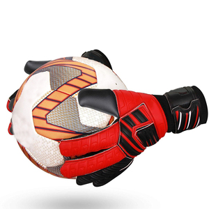Gants de gardien de but de football professionnels en latex, prix de gros 2025, pour extérieur, cyclisme, évacuation de l'humidité, antidérapants, couleur unie - Product Image 5