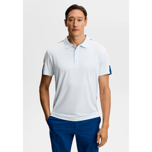 Chemise de golf pour homme à séchage rapide, anti-humidité, dos en maille, patte de boutonnage, OEM ODM personnalisable, extensible 4 directions, transfert thermique - Product Image 1