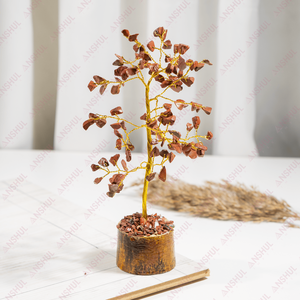 Premium Quality Healing Red Jasper 100 <b>Crystal</b> Chips <b>Tree</b> For Home Decor Gift - Product Image 3