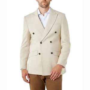 Chaqueta Blazer de Uniforme de Negocios para Hombre SPORTEX WEARS de Alta Calidad, Cierre de un Botón, Poliéster/Algodón, Casual, Estampada, Talla Grande - Product Image 5