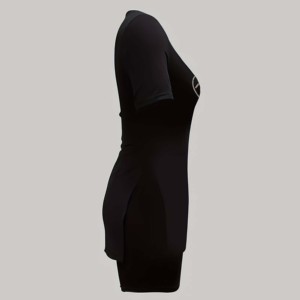 Ensemble de shorts d'entraînement d'été personnalisés pour femmes 2026 – T-shirt décontracté en coton et sweat à capuche court pour la gym - Product Image 6