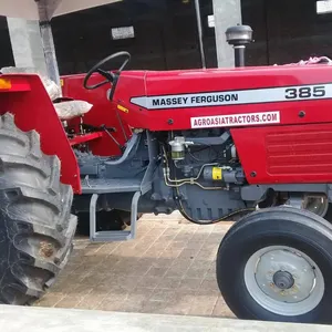 MF traktor peralatan pertanian 4WD digunakan Massey Ferguson 385/290 digunakan roda traktor dari Prancis pengiriman seluruh dunia
