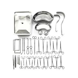 Juego de 38 Piezas para Apendicectomía Manual y Hernia, para Cirugía General, Incluye Pinzas de Acero Inoxidable, Instrumentos con Certificación CE ISO13485 - Product Image 1